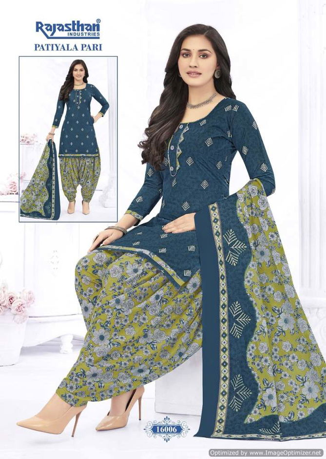 Patiyala Pari Vol 16 By Rajasthan Pure Cotton Printed Readymade Dress Wholesale Shop In Surat